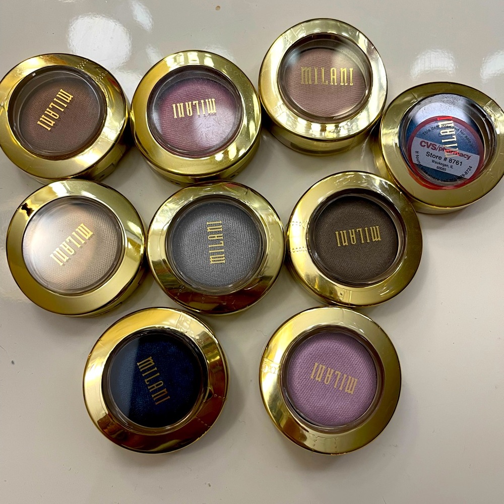 Milani metallic gel eyeshadows